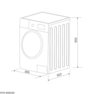 Máy Sấy Quần áo Malloca MTD-B0603E